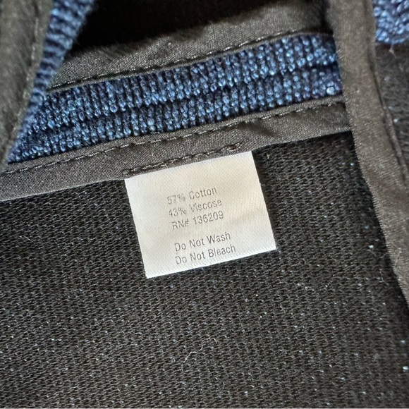 Hatch Maternity Sz 1 Womens Navy Blue Tweed Blazer Jacket Joggers Small - Picture 4 of 7